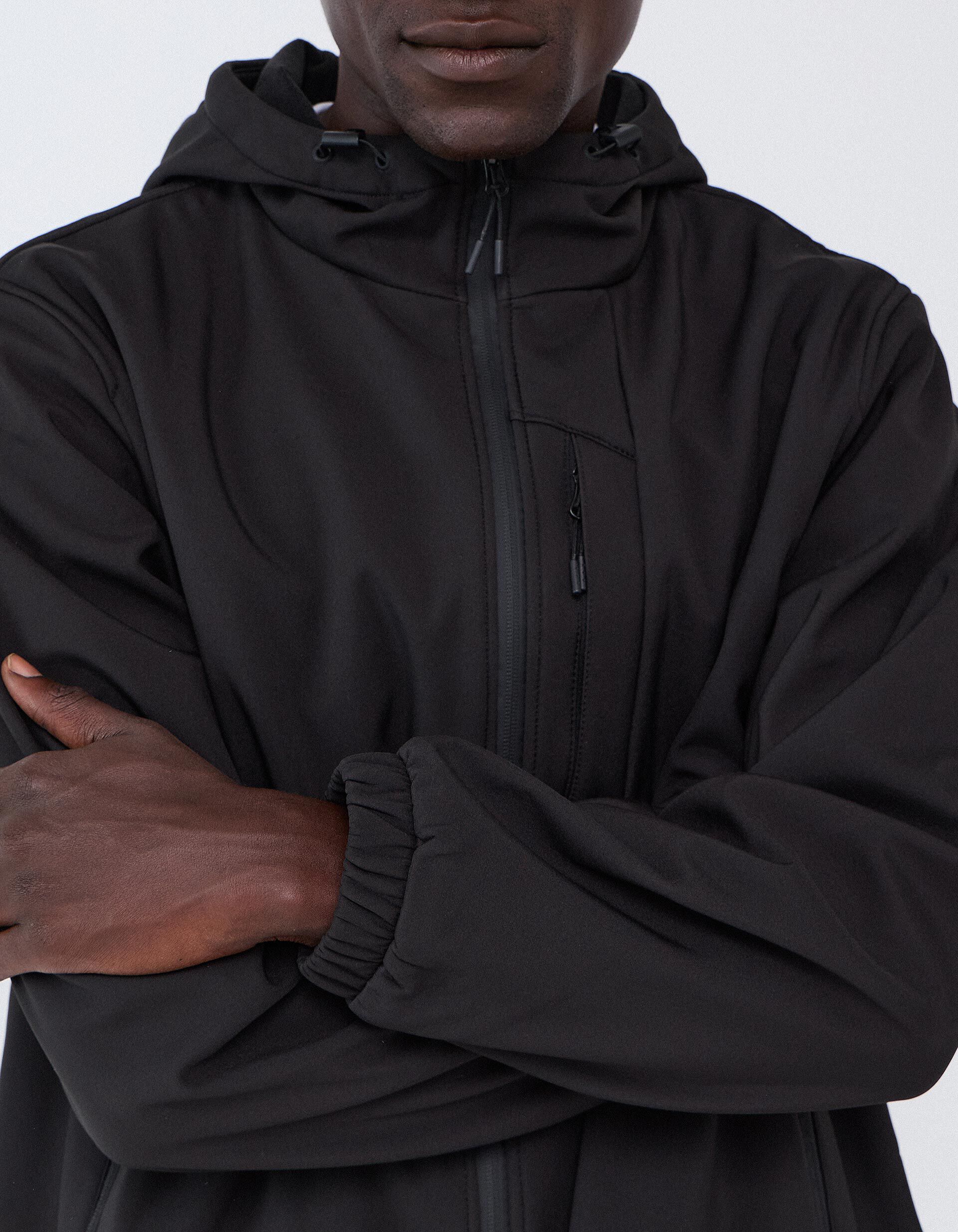 Comprar Online Parka T&eacute;cnica Com Capuz, Homem, Preto