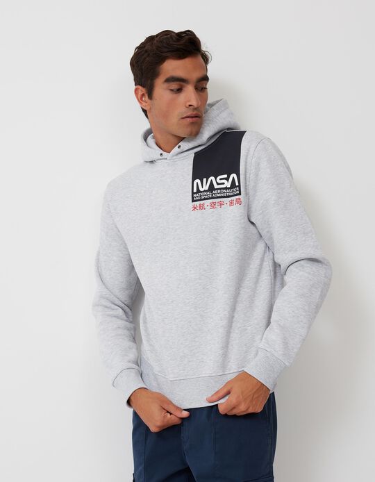 Nasa' Sweatshirt, Men, Grey