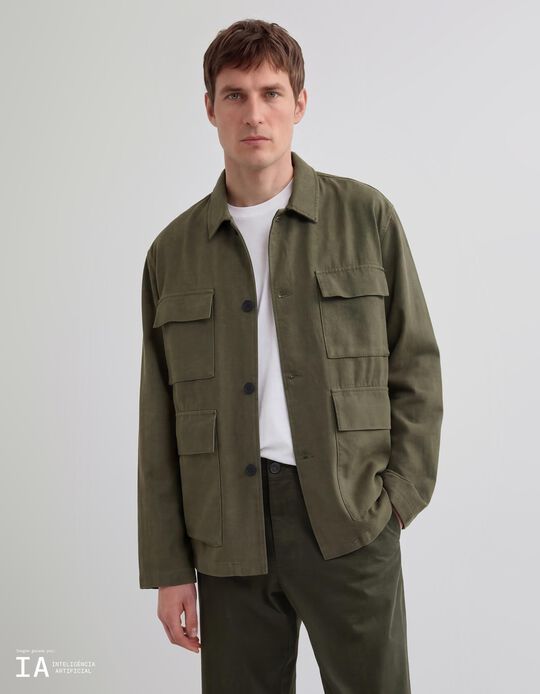 Comprar Online Casaco, Homem, Verde Escuro