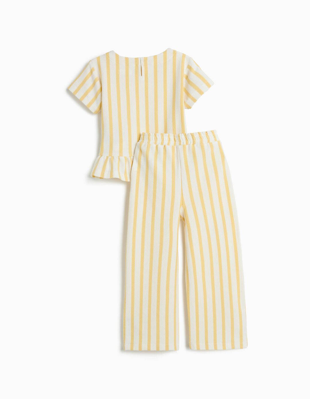 Conjunto T-shirt e Cal&ccedil;as, Menina, Amarelo Claro