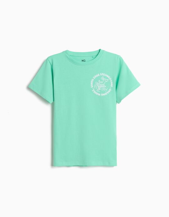 Comprar Online T-shirt Estampada, Menino, Verde Claro
