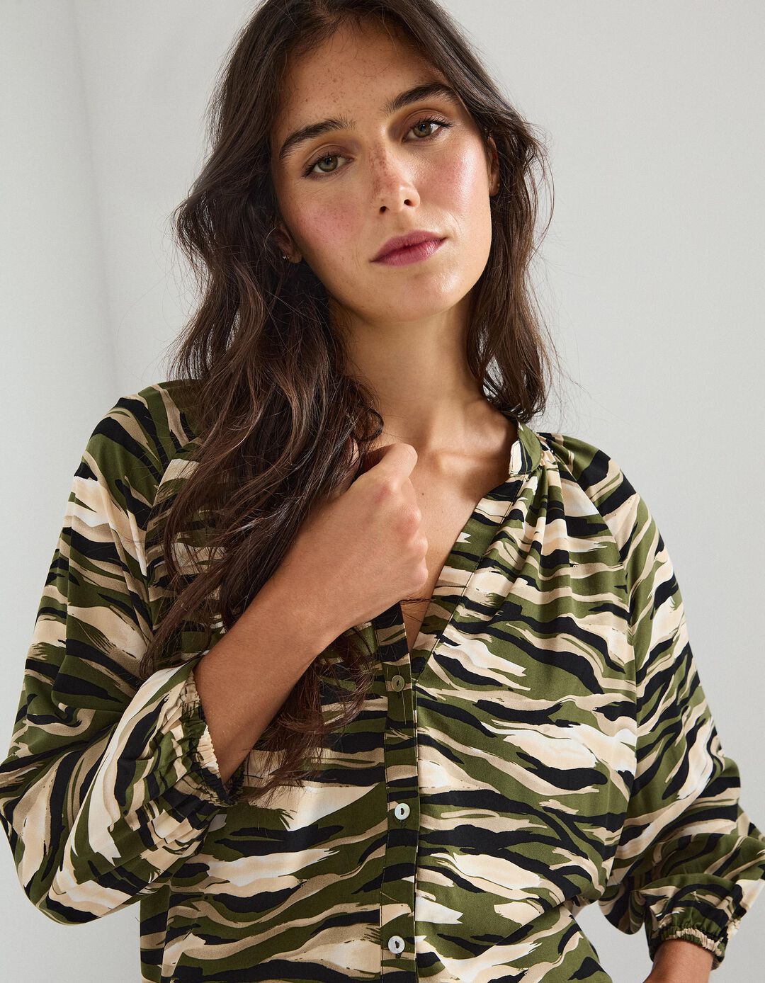 Blusa Viscose, Mulher, Verde