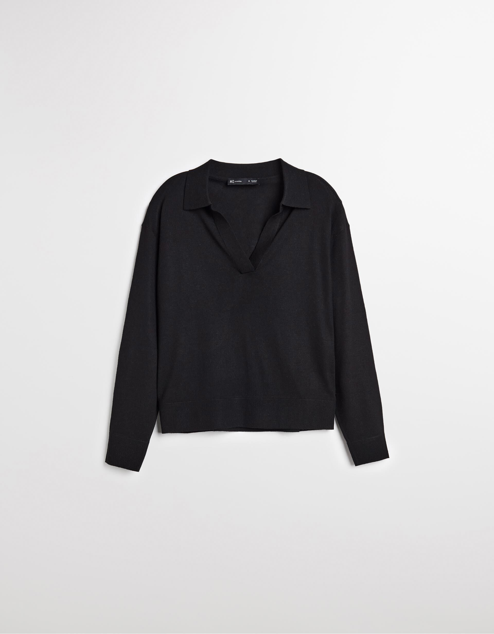 Comprar Online Polo com Caxemira, Mulher, Preto