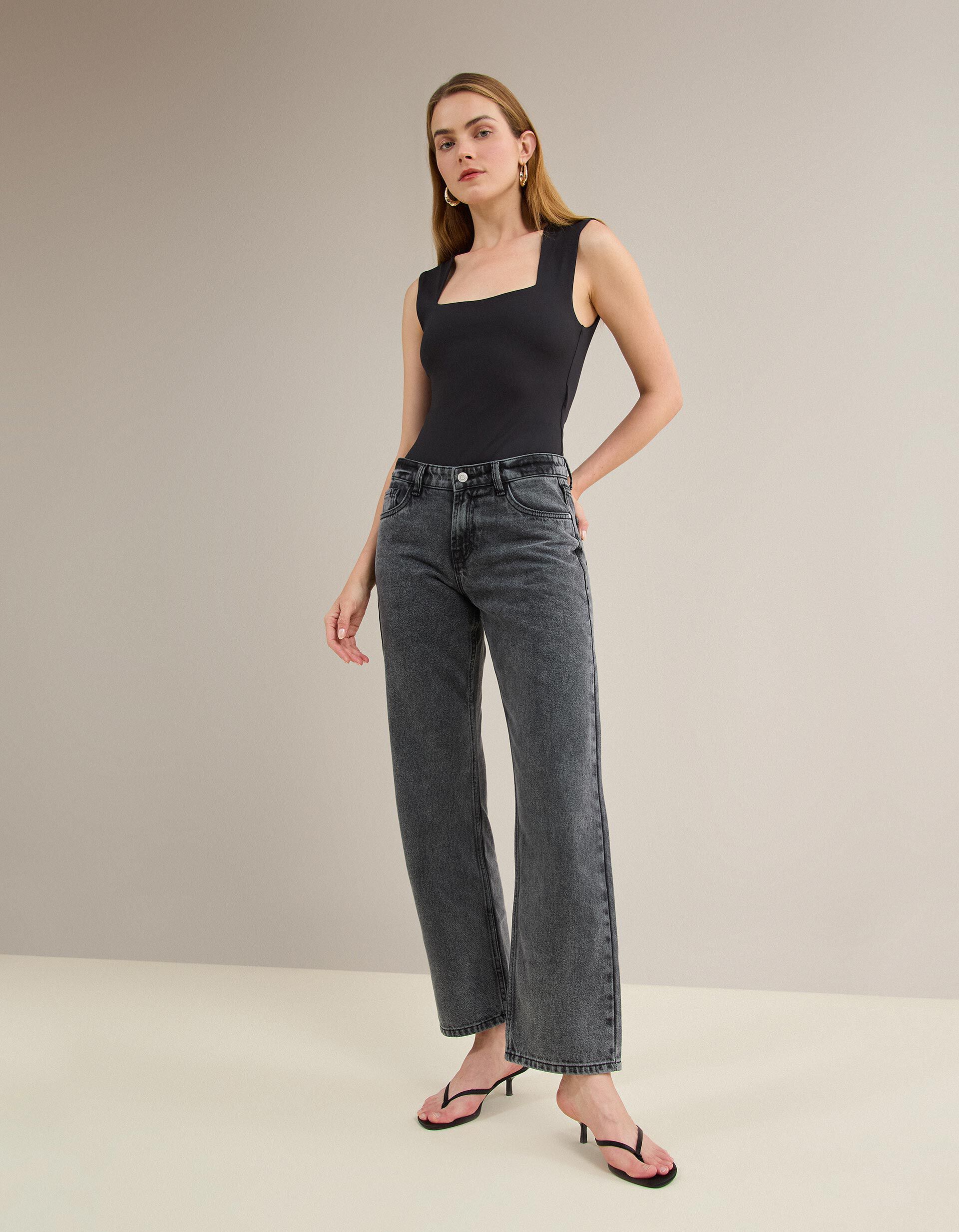 Comprar Online Cal&ccedil;as De Ganga 'Straight', Mulher, Preto