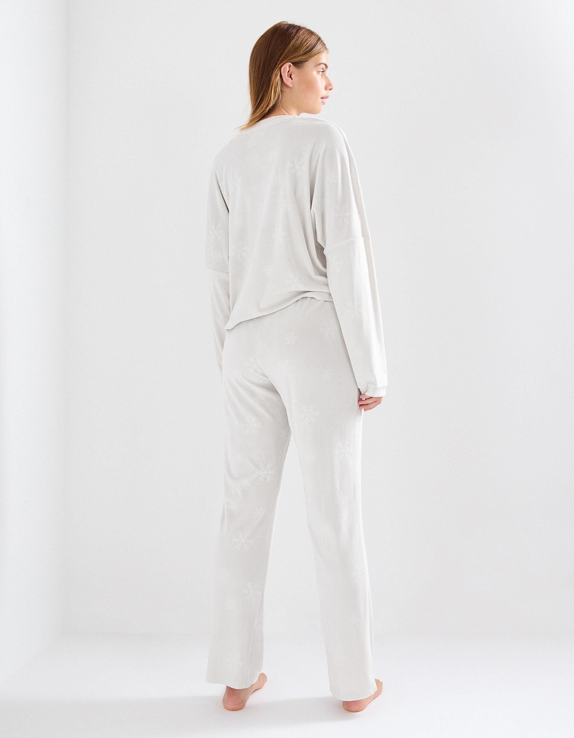 Comprar Online Pijama Veludo, Mulher, Cinzento Claro