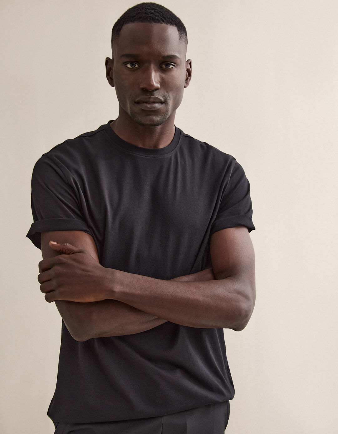 T-shirt, Homem, Preto