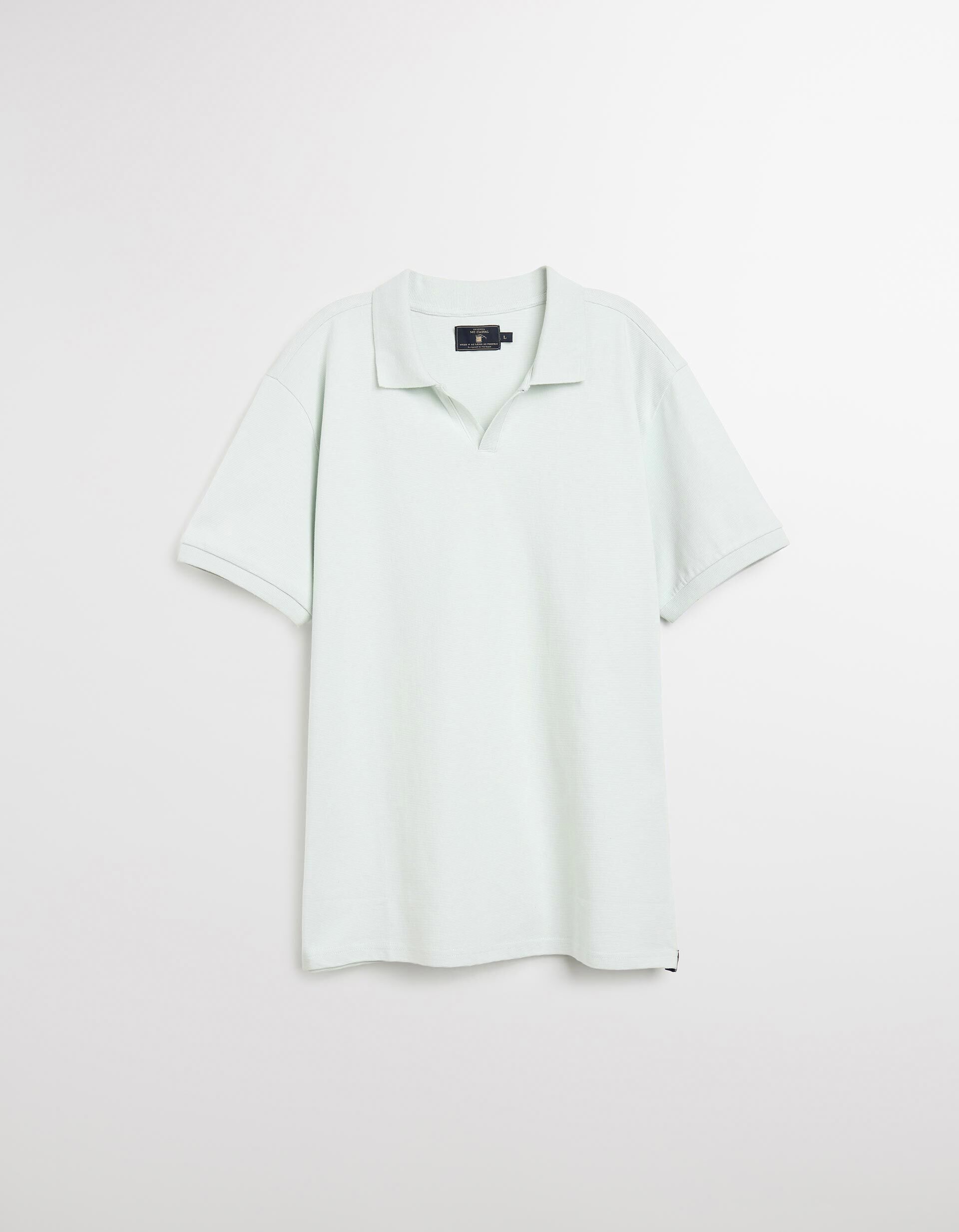 Comprar Online Polo Waffle, Homem, Azul Claro