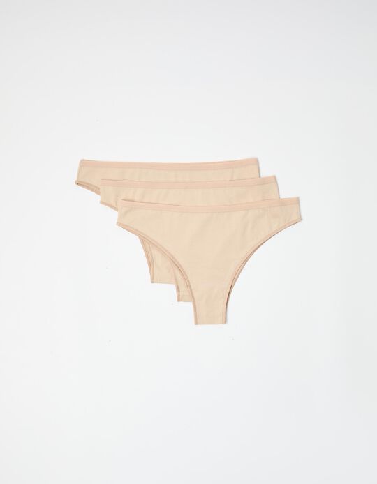 Comprar Online Pack 3 Cuecas, Mulher, Bege