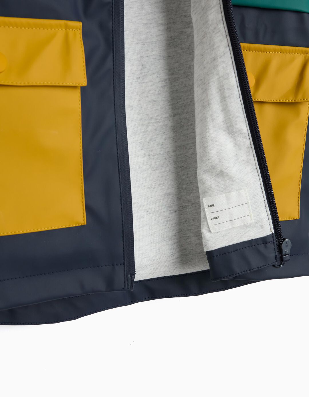 Parka De Borracha, Menino, Azul Escuro