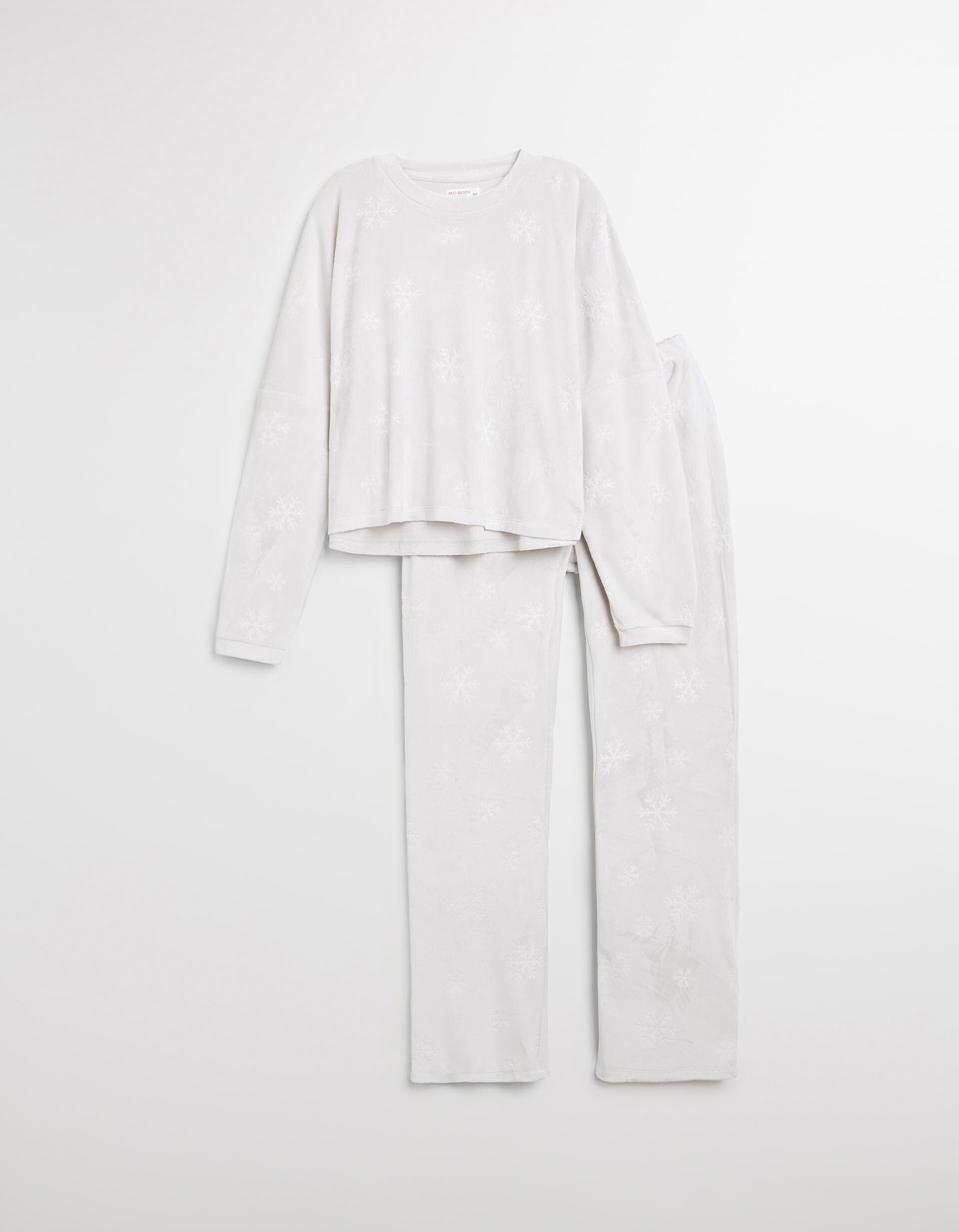 Comprar Online Pijama Veludo, Mulher, Cinzento Claro