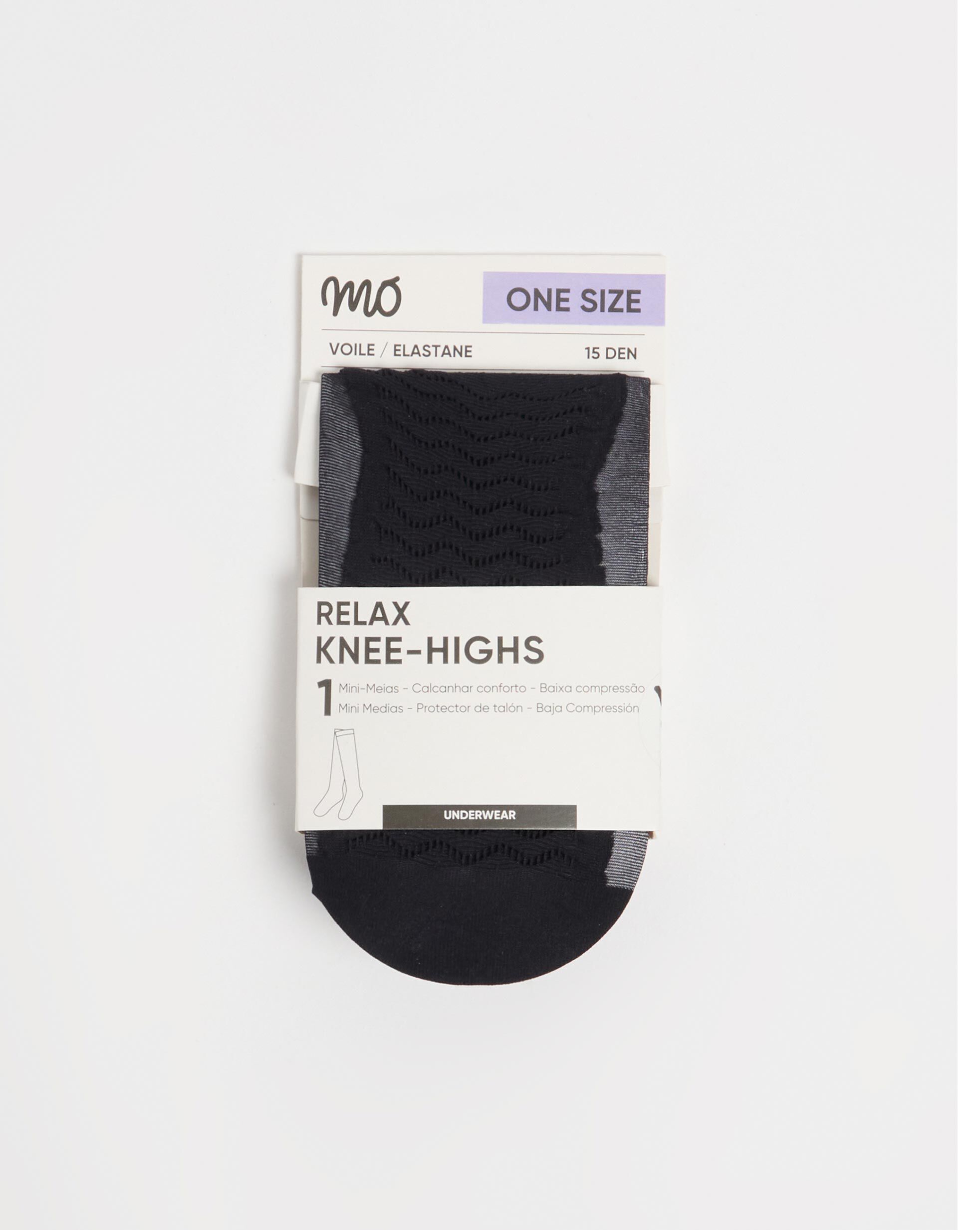 Comprar Online Mini-meias Relax Baixa Compress&atilde;o 15 DEN, Mulher, Preto