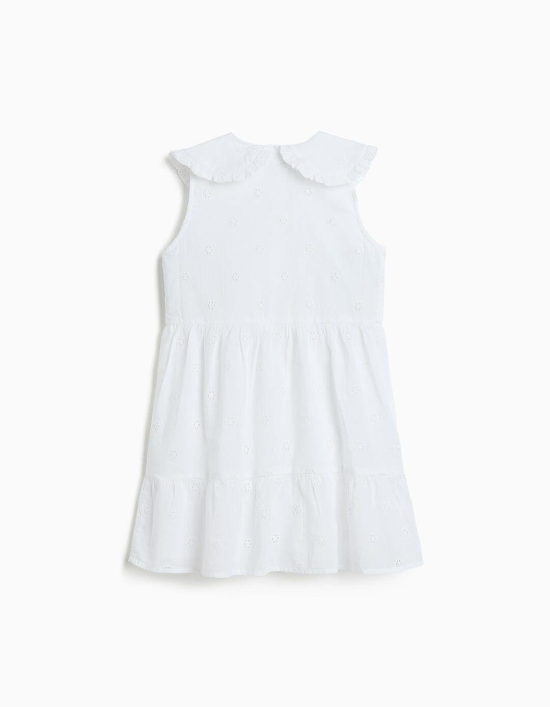 Vestido, Menina, Branco