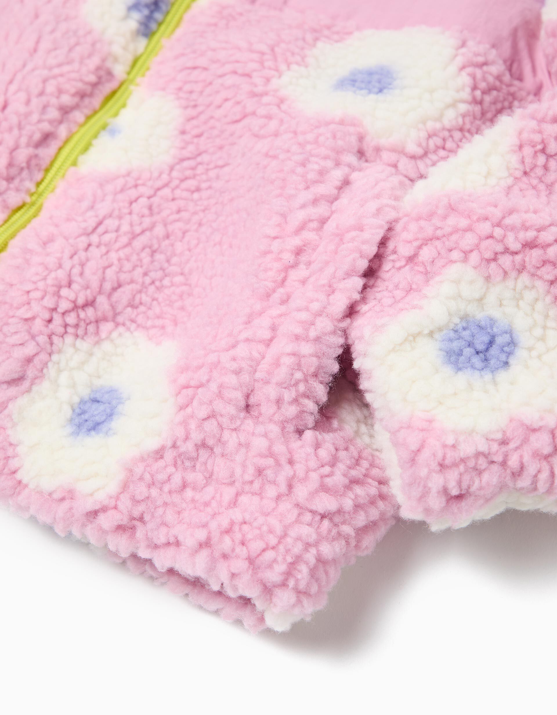 Comprar Online Casaco de Sherpa, Menina, Rosa Claro