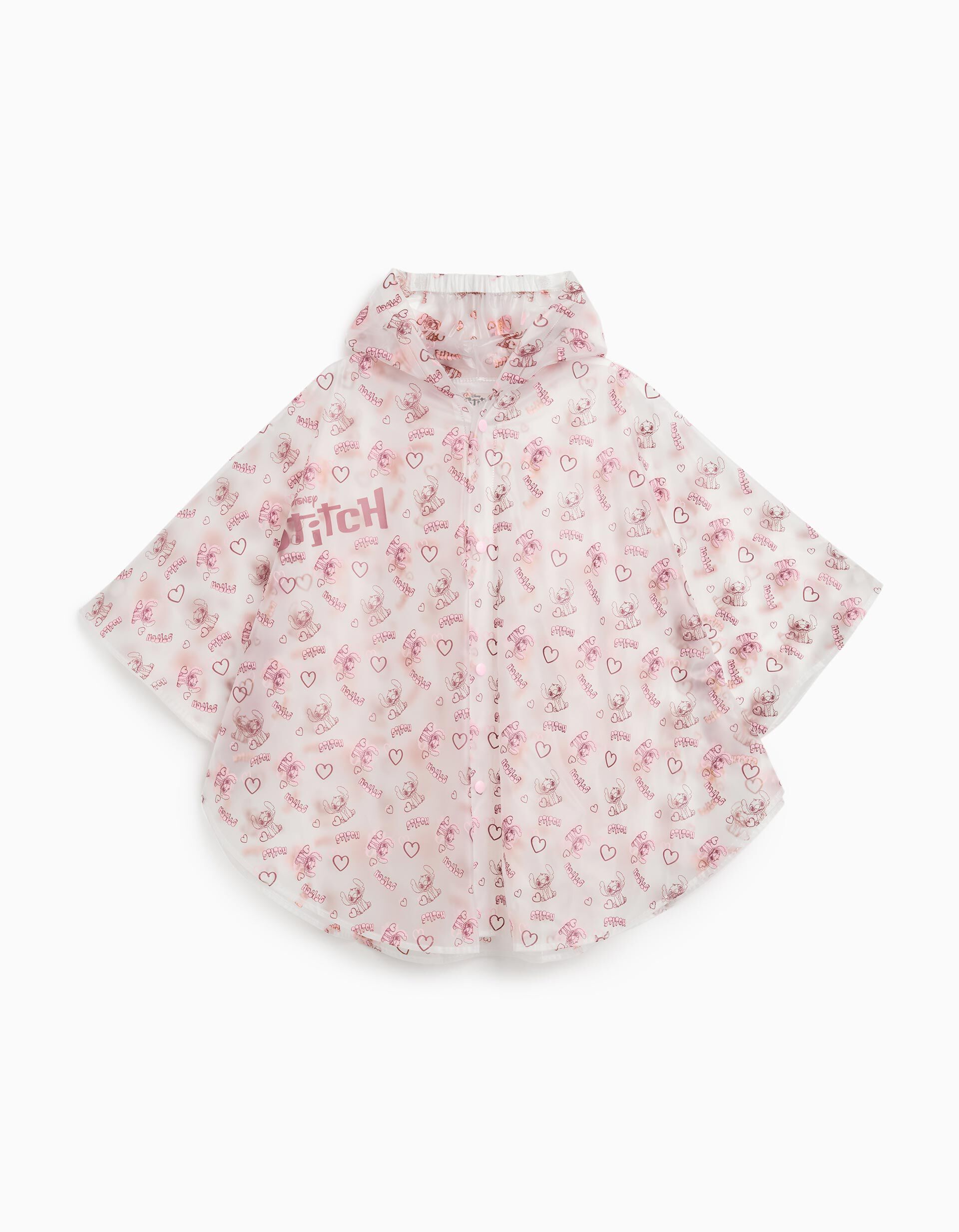 Comprar Online Poncho Imperme&aacute;vel 'Stitch', Menina, Branco
