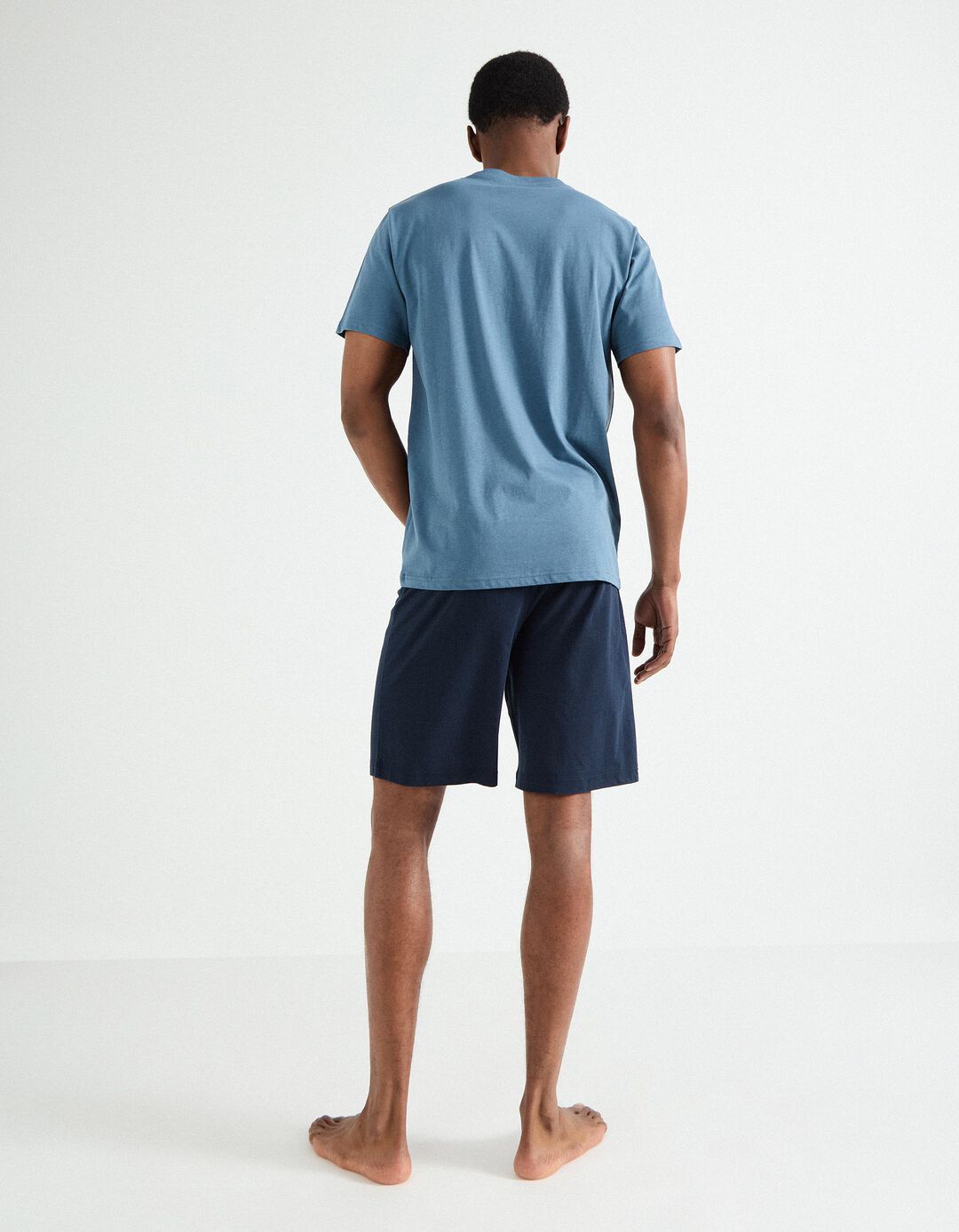 Pijama Jersey, Homem, Azul 