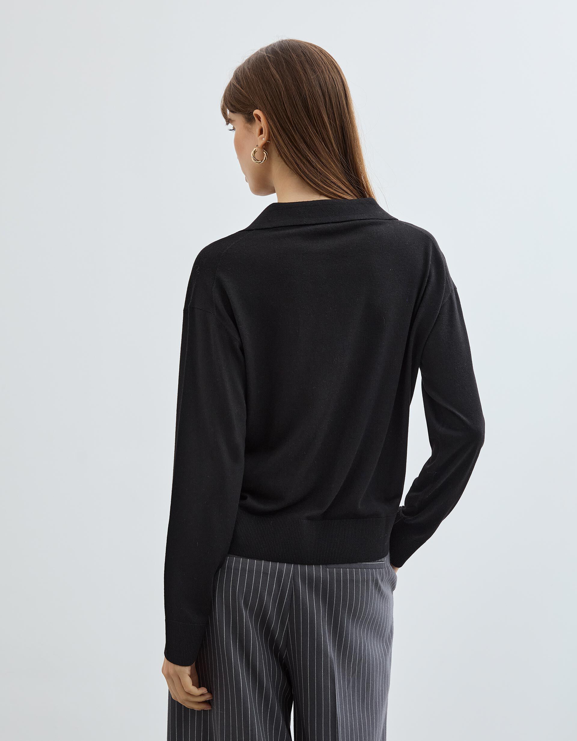 Comprar Online Polo com Caxemira, Mulher, Preto