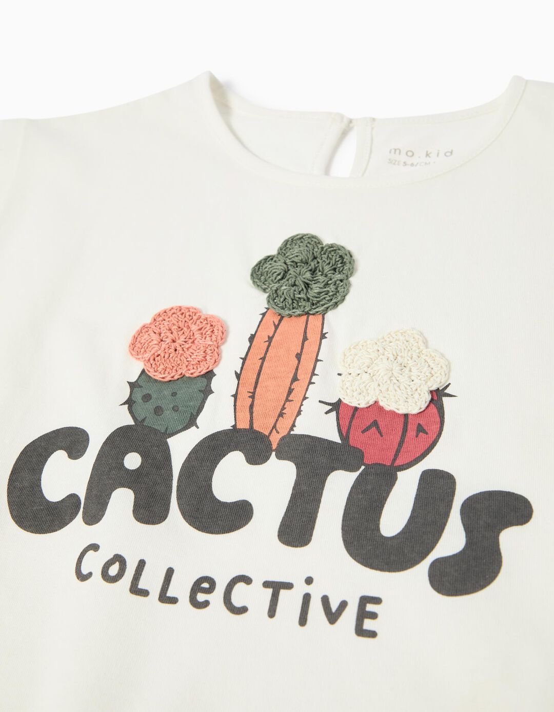 T-shirt sem Mangas, Menina, Branco
