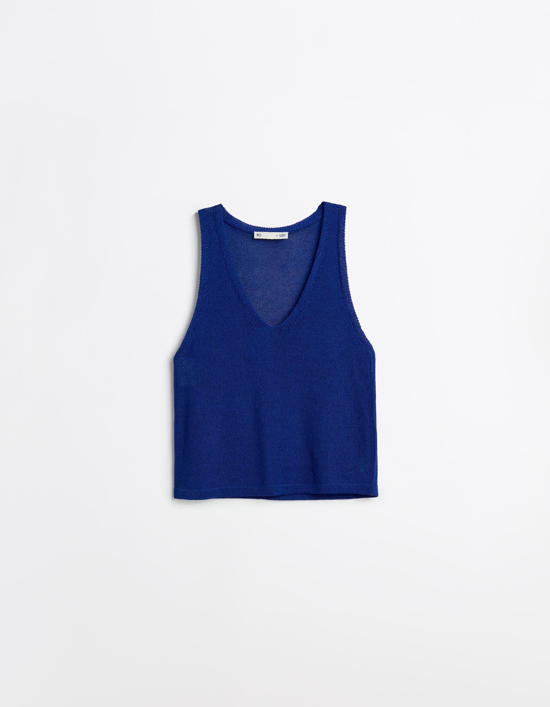 Comprar Online Top Malha, Mulher, Azul Escuro