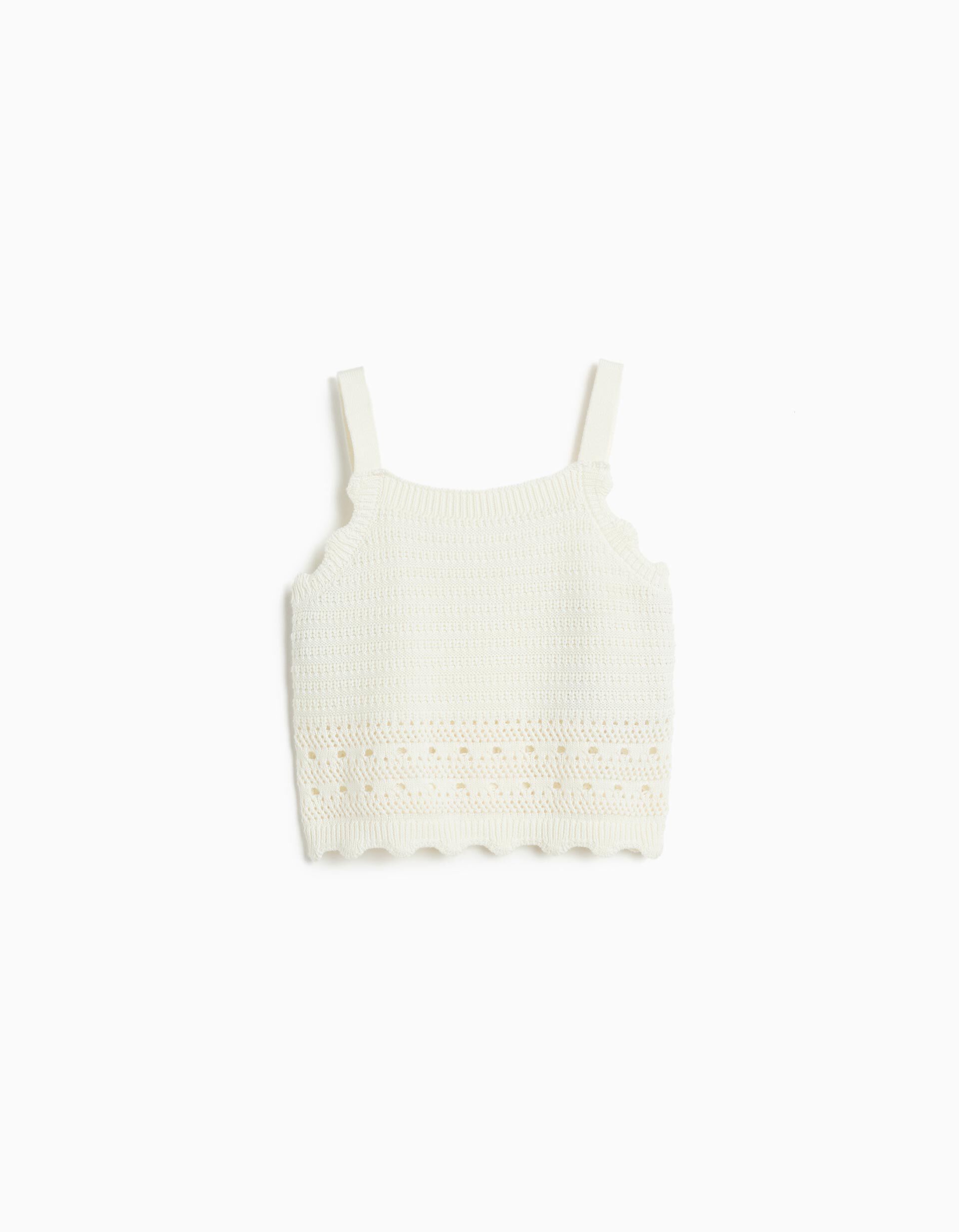 Comprar Online Top Crochet, Menina, Branco