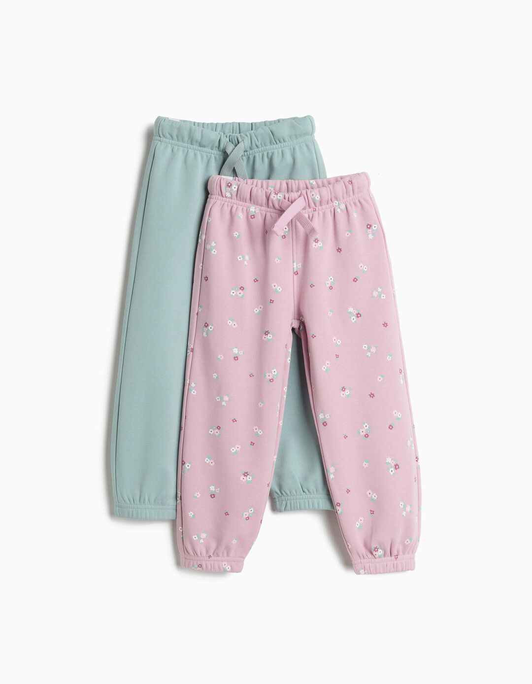 Pack 2 Joggings, Menina, Rosa Claro