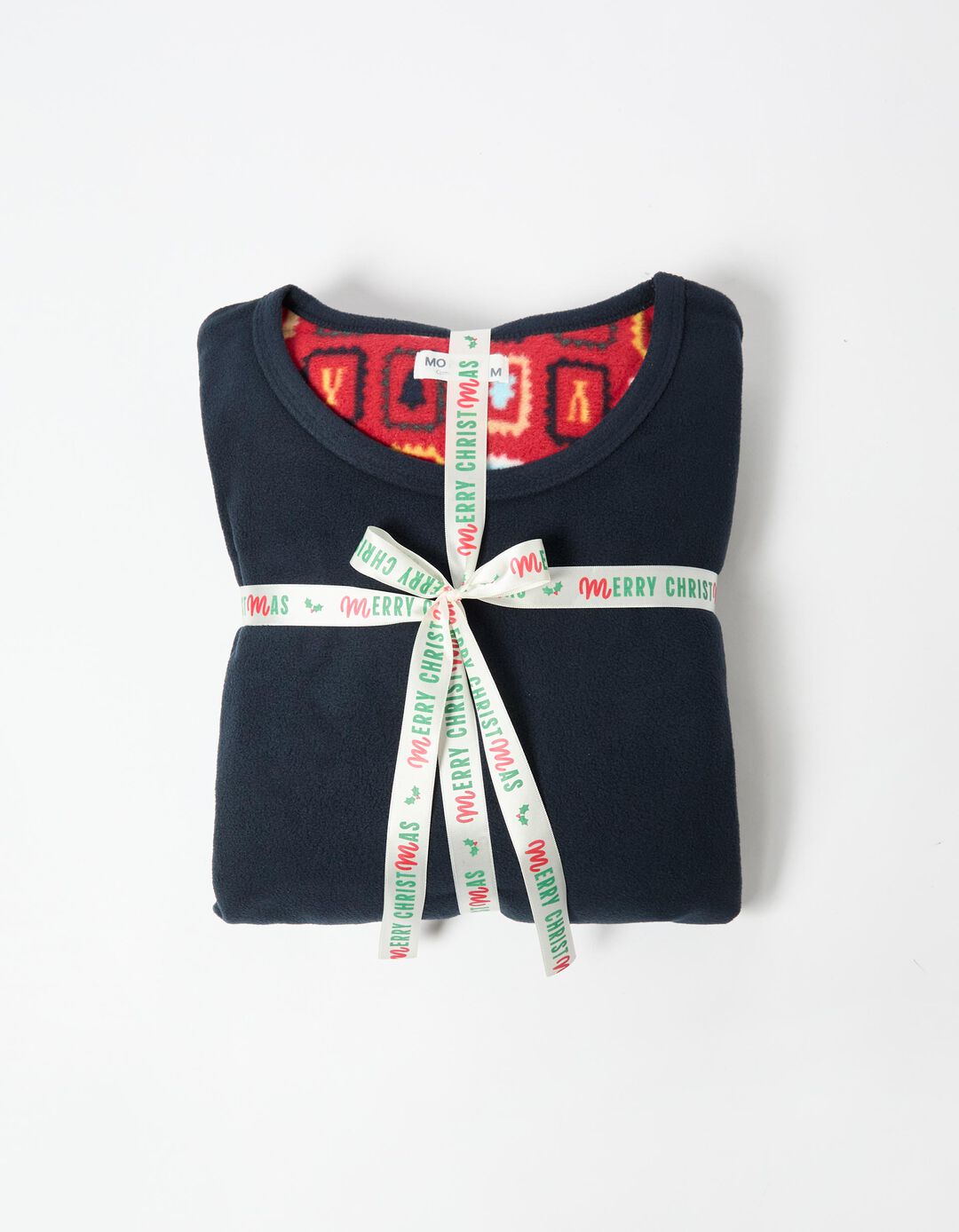 Pijama Polar Natal, Homem, Azul Escuro