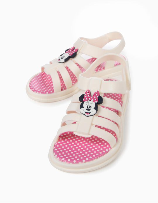 Sand&aacute;lias para Menina 'ZY Delicious' Minnie, Branco