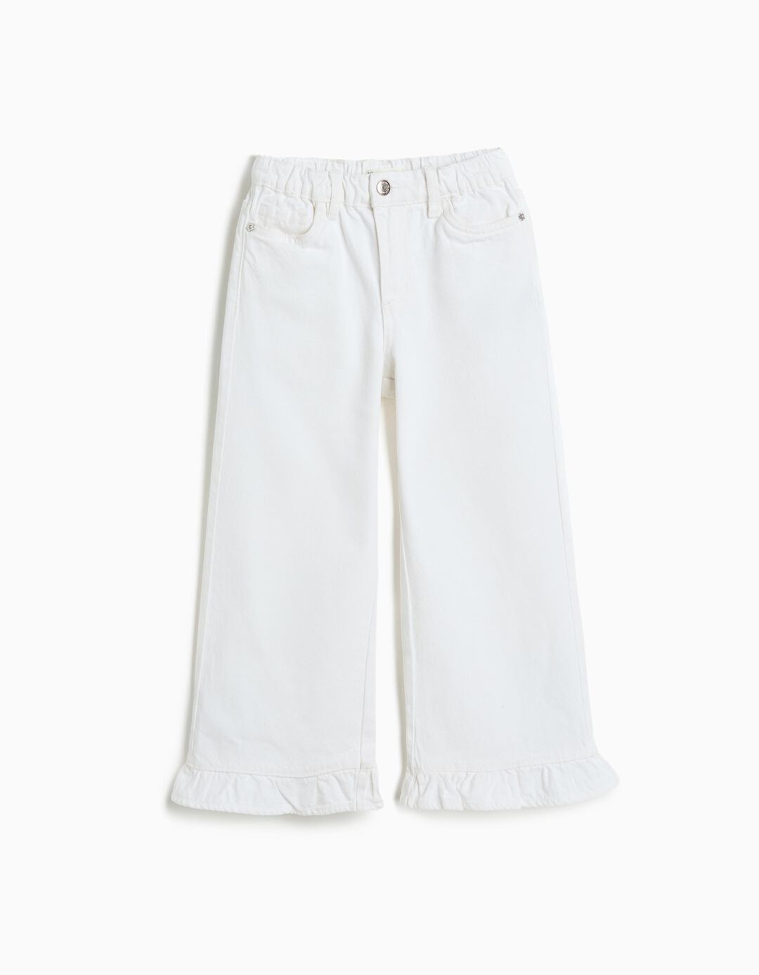 Cal&ccedil;as de Ganga 'Culotte', Menina, Branco