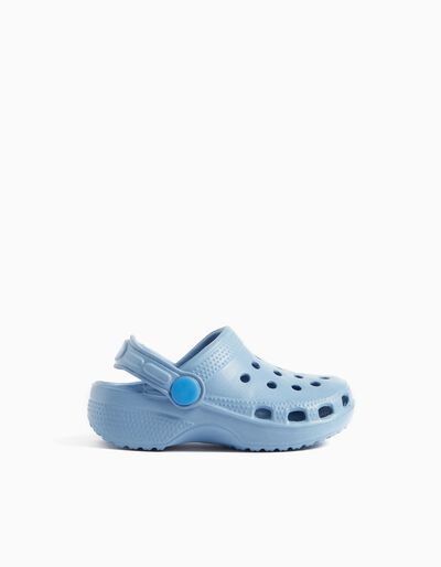 Clog Sandals, Baby Boys, Light Blue
