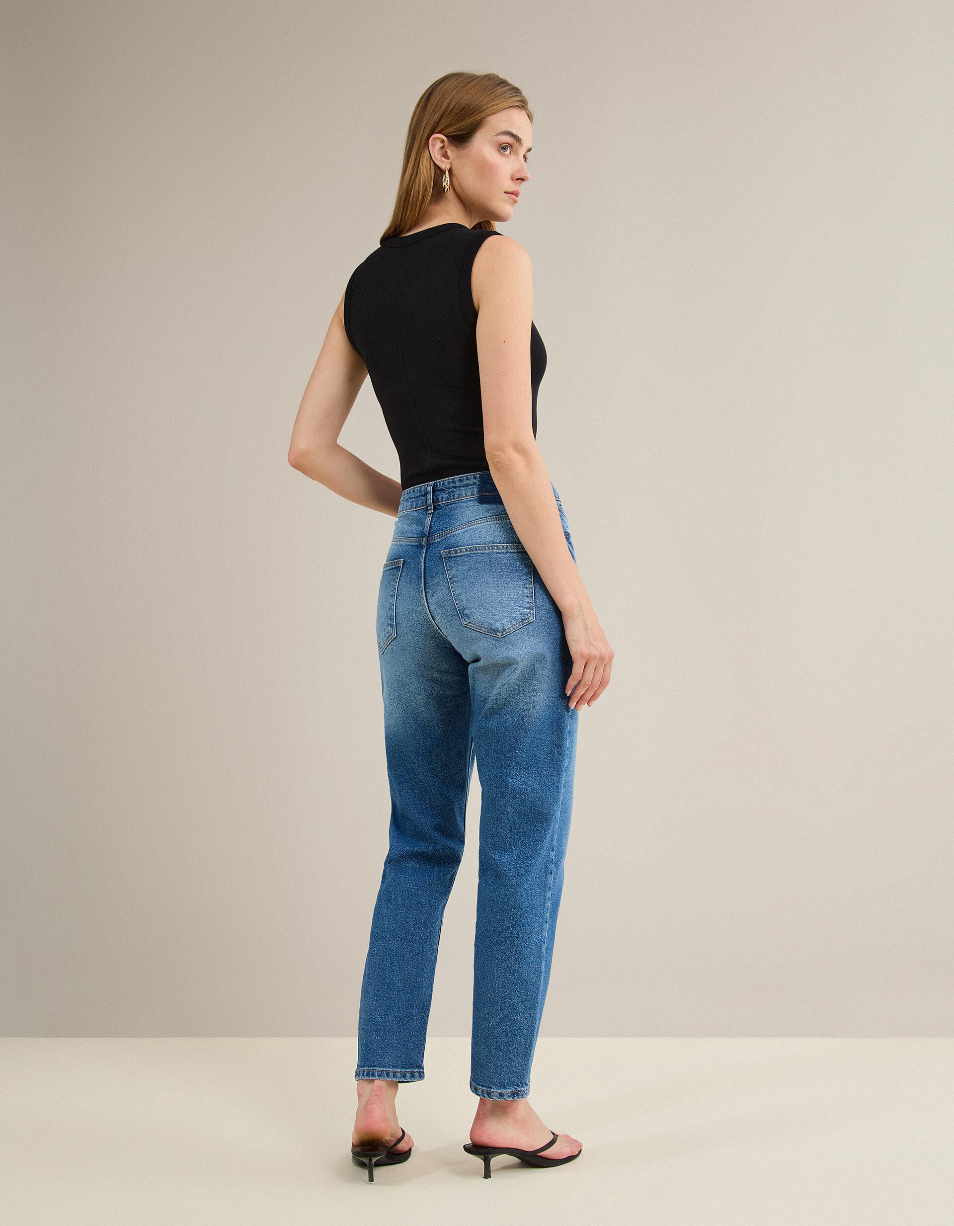 Comprar Online Cal&ccedil;as de Ganga 'Tapered Mom Fit', Mulher, Azul 