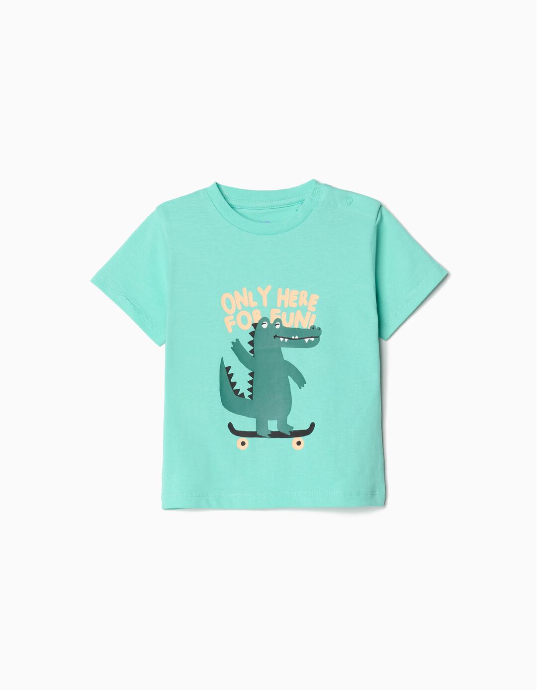 T-shirt Estampado, Bebé Menino, Azul Claro