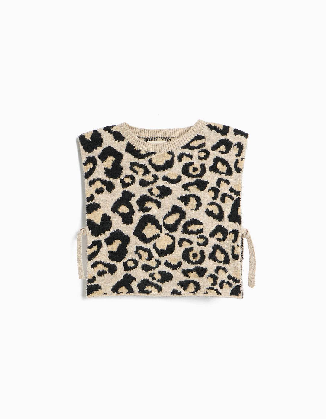 Capa De Malha Animal Print, Menina, Multicolor