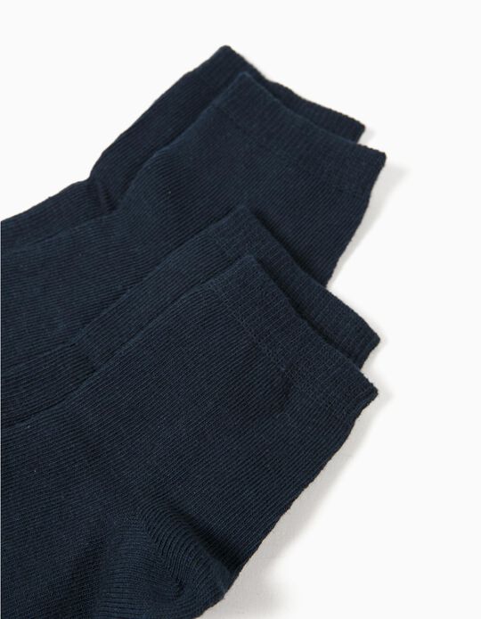 Pack of 2 Pairs of Socks, Blue
