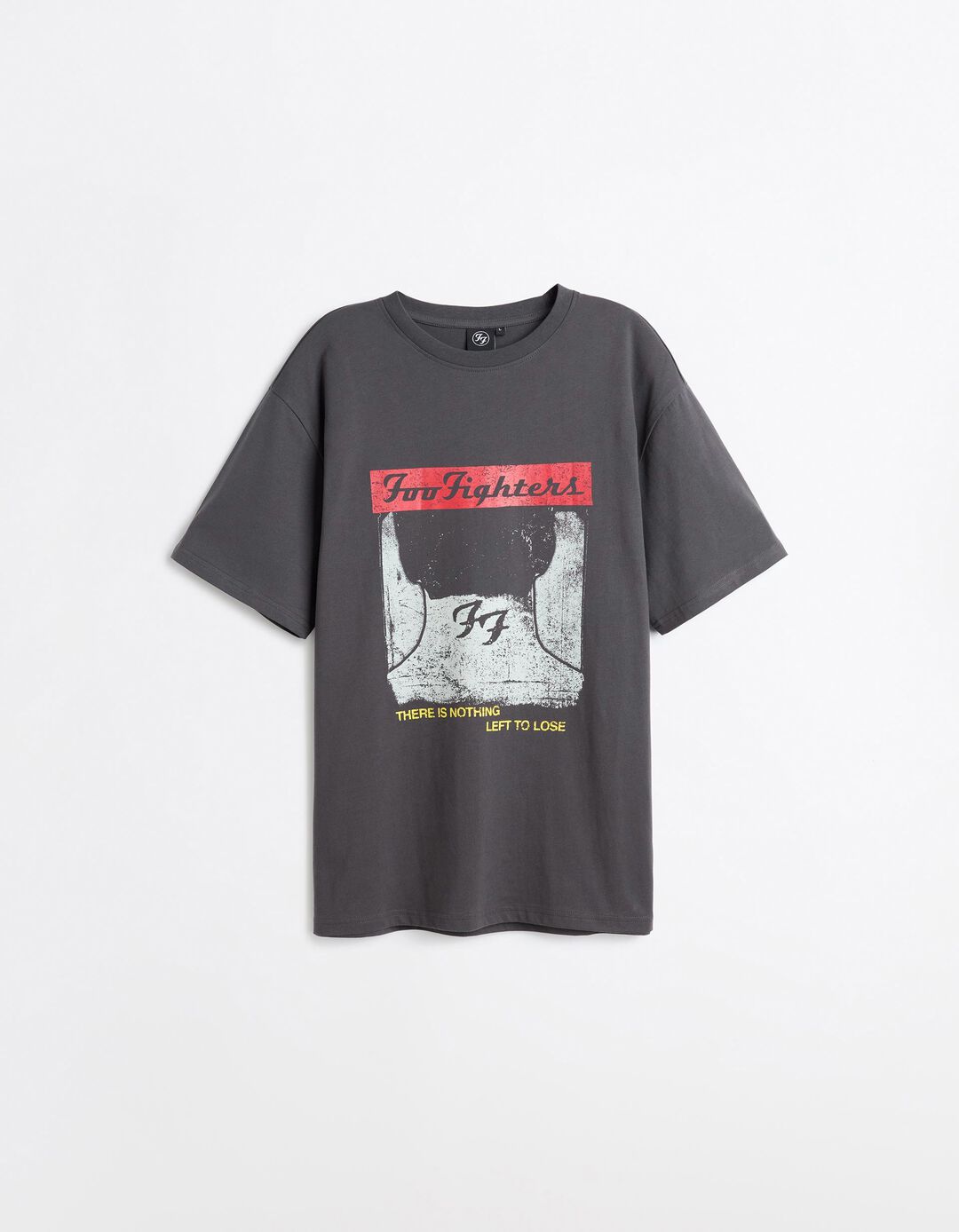 T-shirt Foo Fighters, Homem, Cinzento Escuro