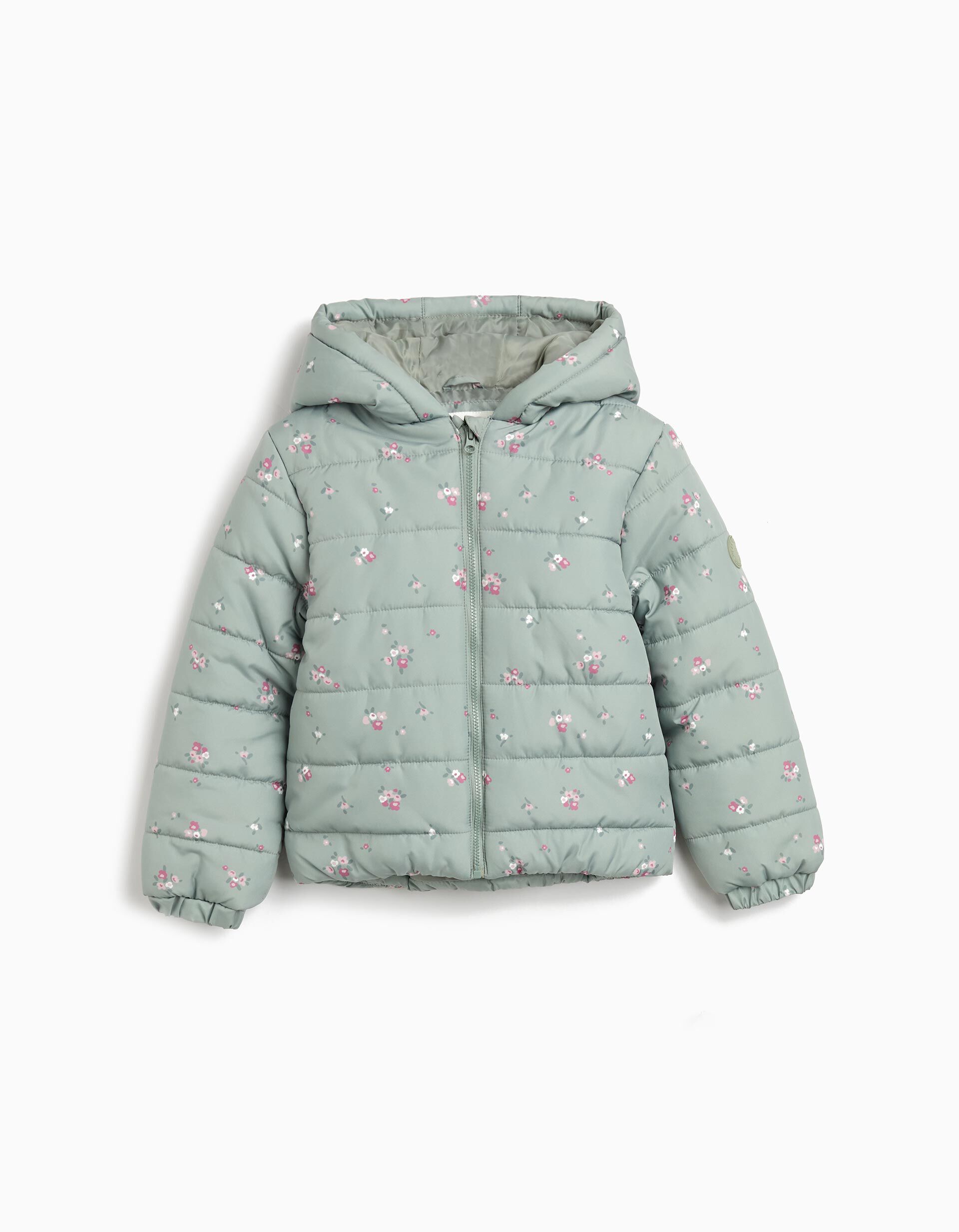 Comprar Online Casaco Acolchoado Capuz, Menina, Verde