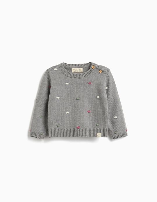 Comprar Online Camisola de Malha, Recém-Nascido, Cinzento