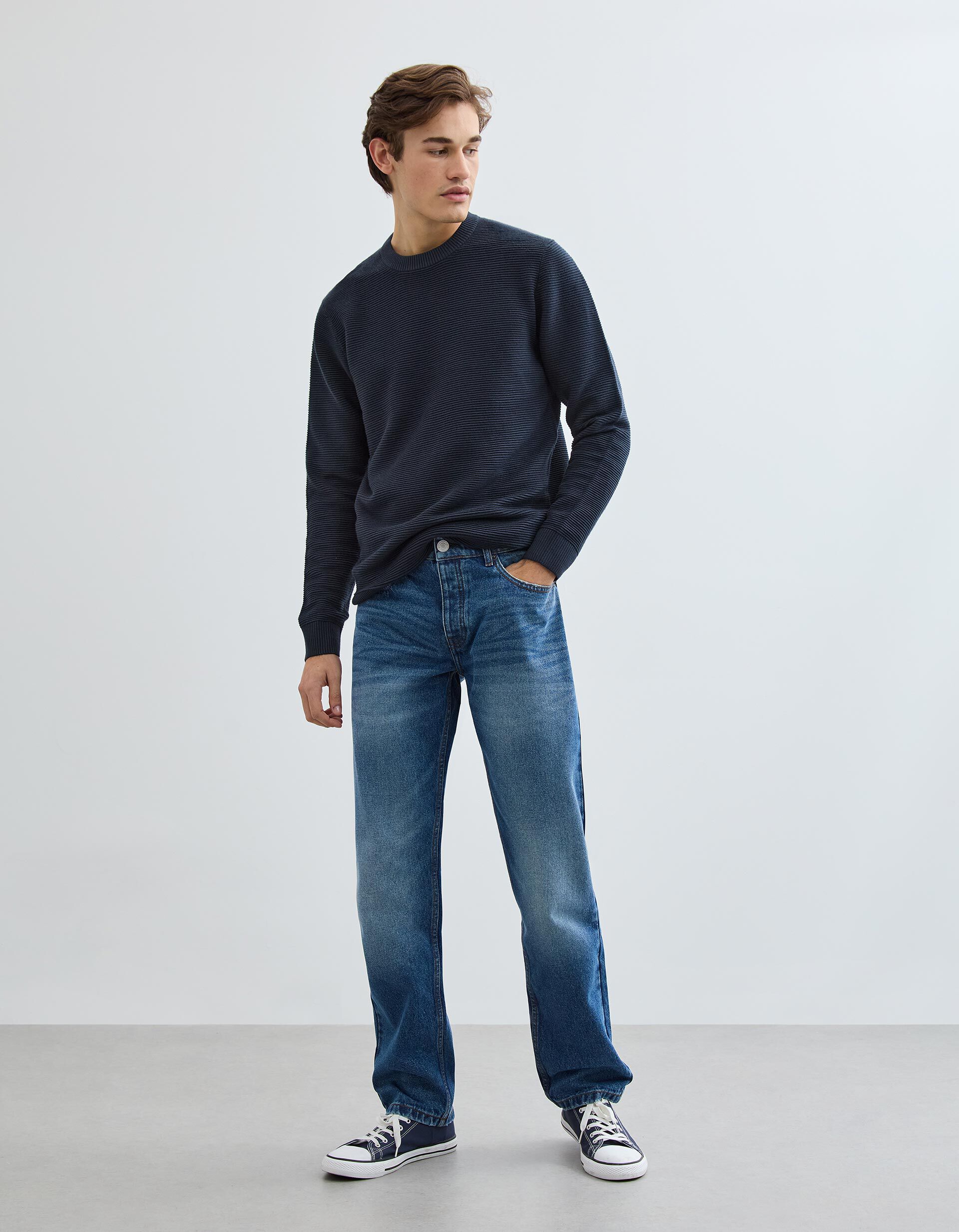 Comprar Online Cal&ccedil;as de Ganga 'Straight Fit', Homem, Azul Escuro