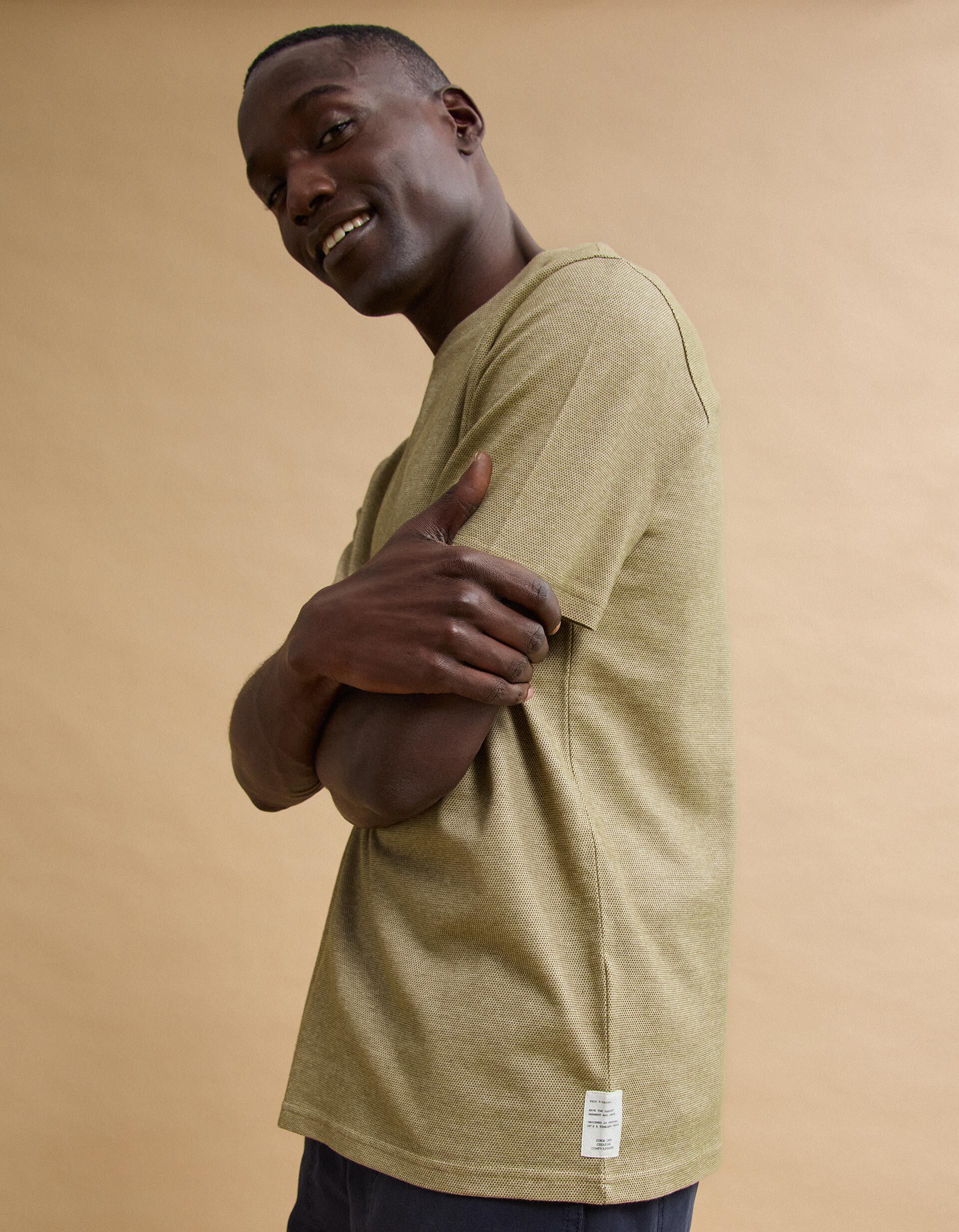 Comprar Online T-shirt Oxford, Homem, Verde