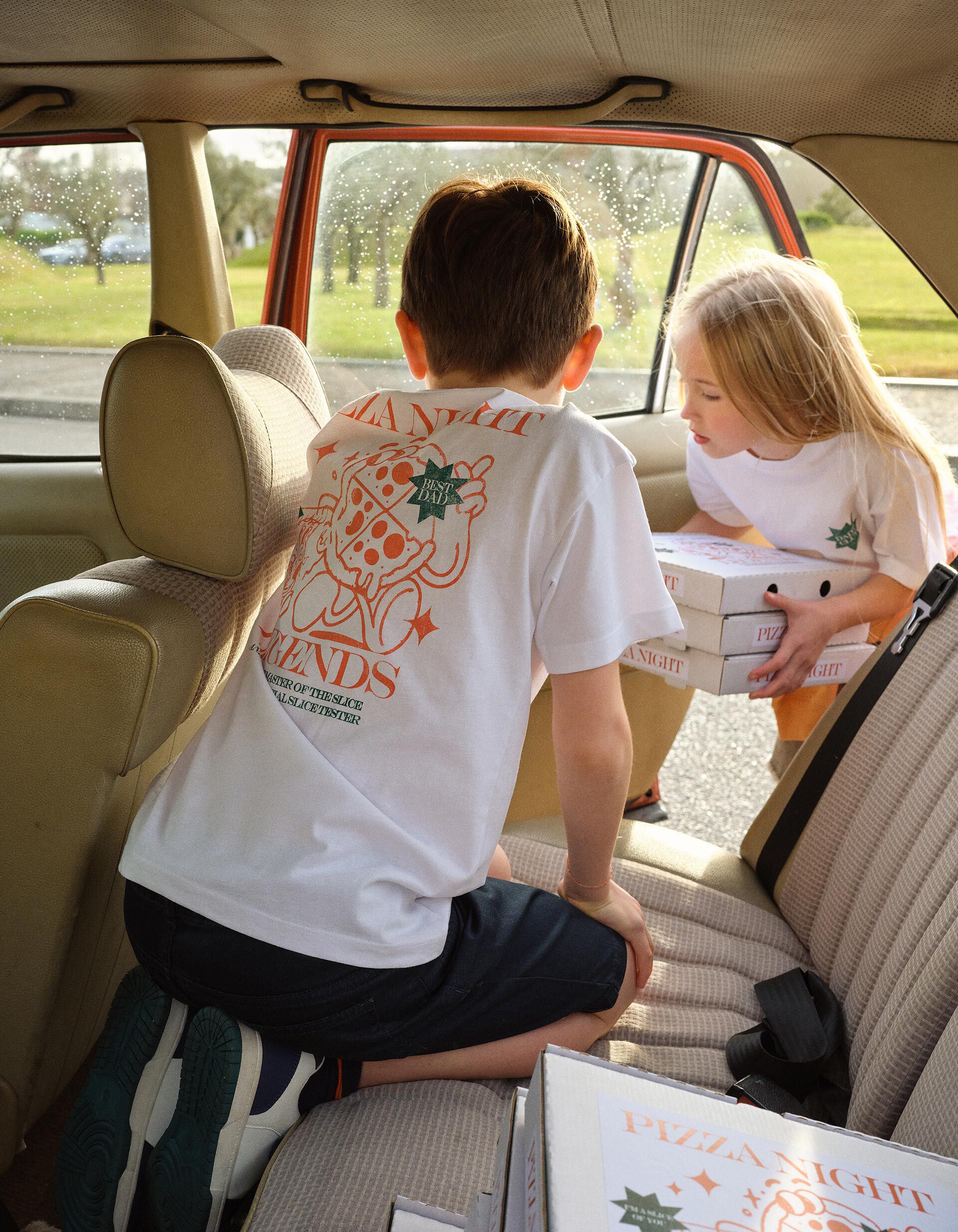 Comprar Online T-shirt Dia do Pai, Crian&ccedil;a, Branco