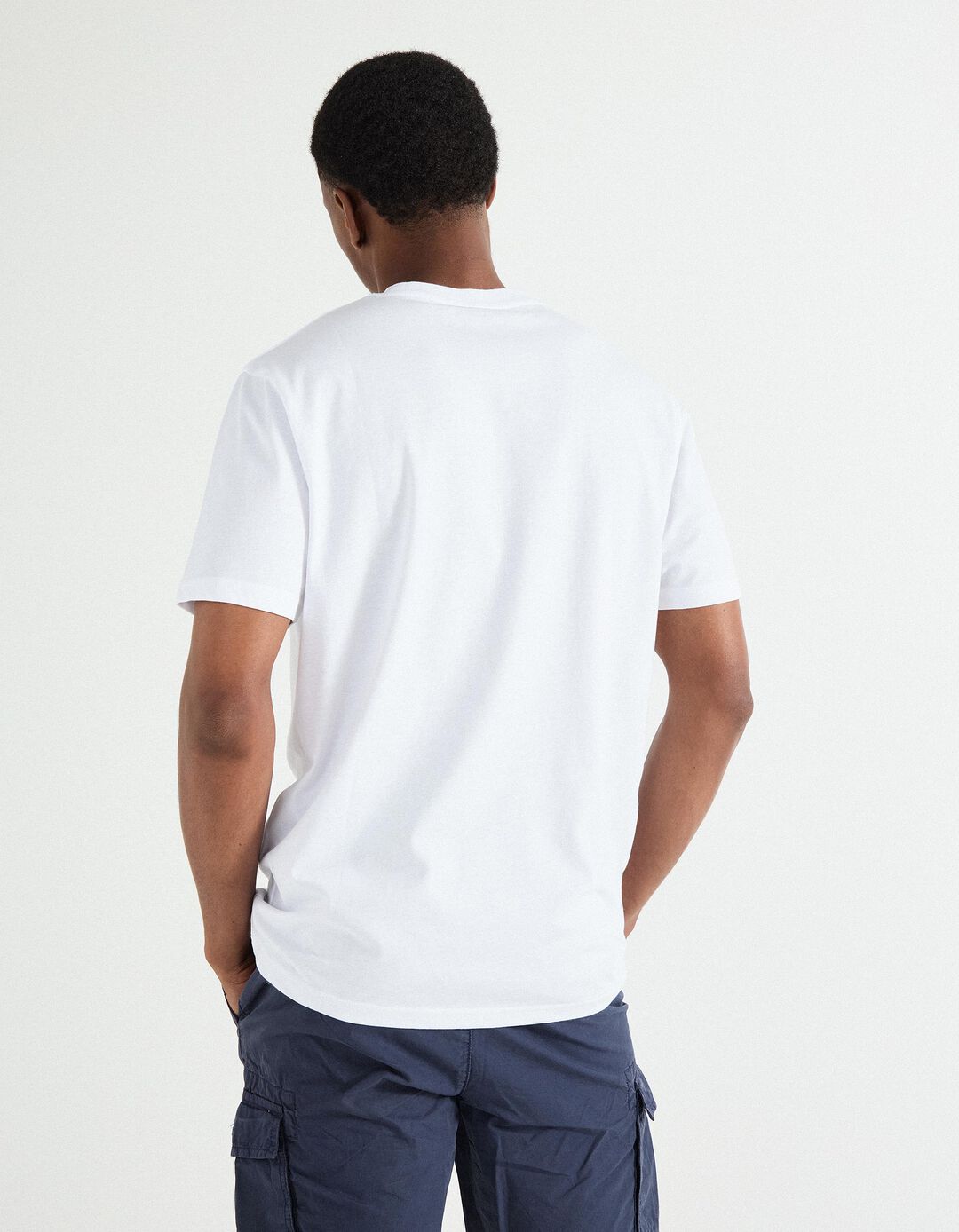 T-shirt Print, Homem, Branco