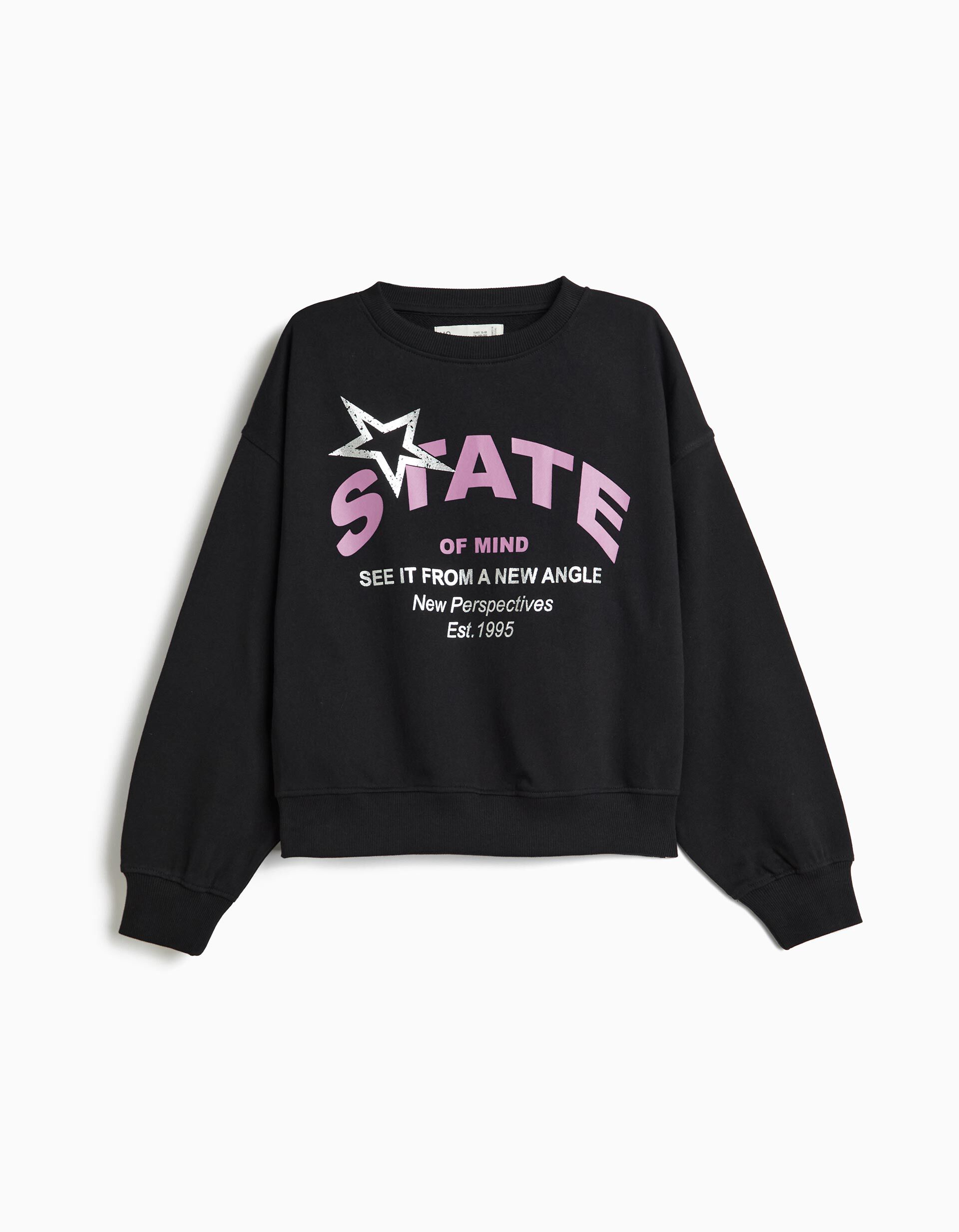 Comprar Online Sweatshirt Com Estampado, Menina, Preto