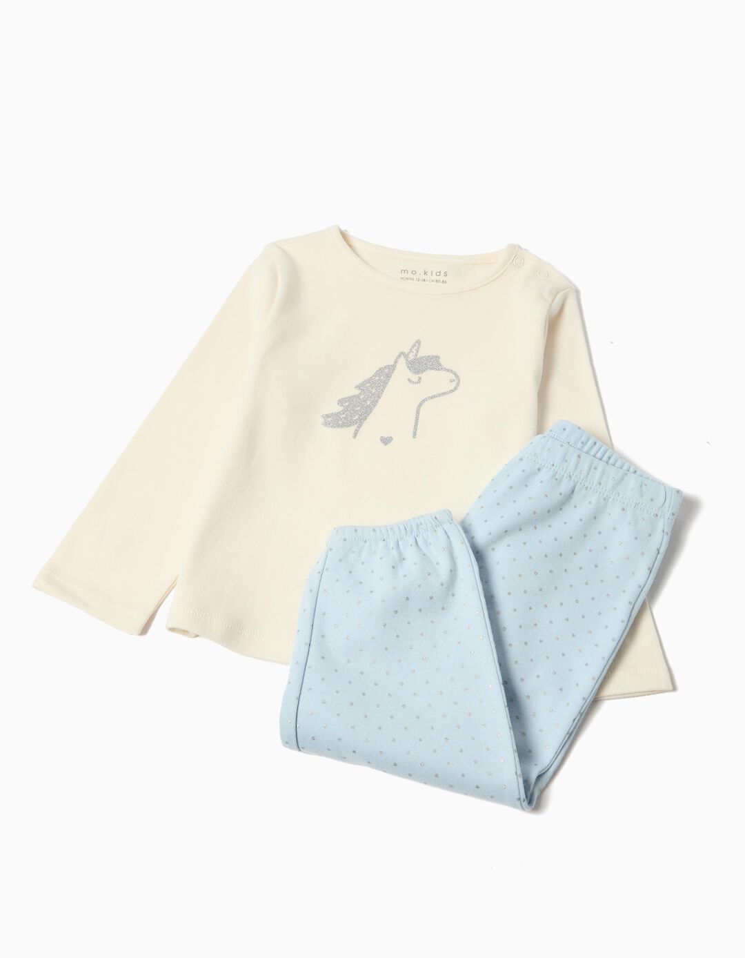Pijama, Menina, Branco