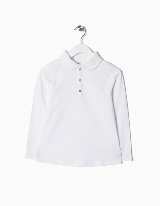 Long-Sleeved Polo Shirt