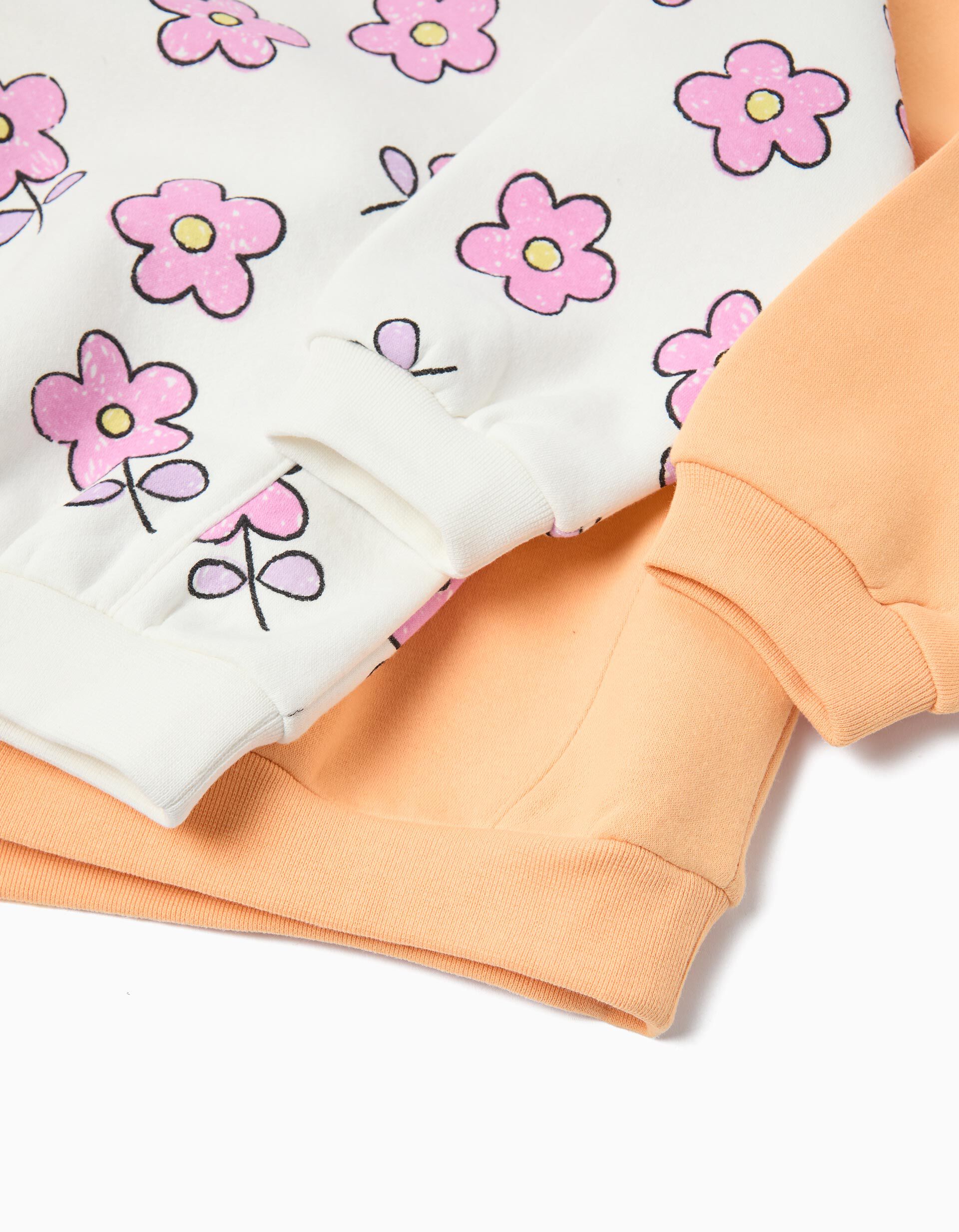 Comprar Online Pack 2 Sweatshirts de Felpa, Menina, Branco