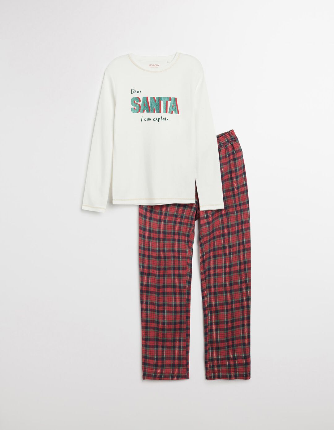 Pijama de Natal, Mulher, Branco