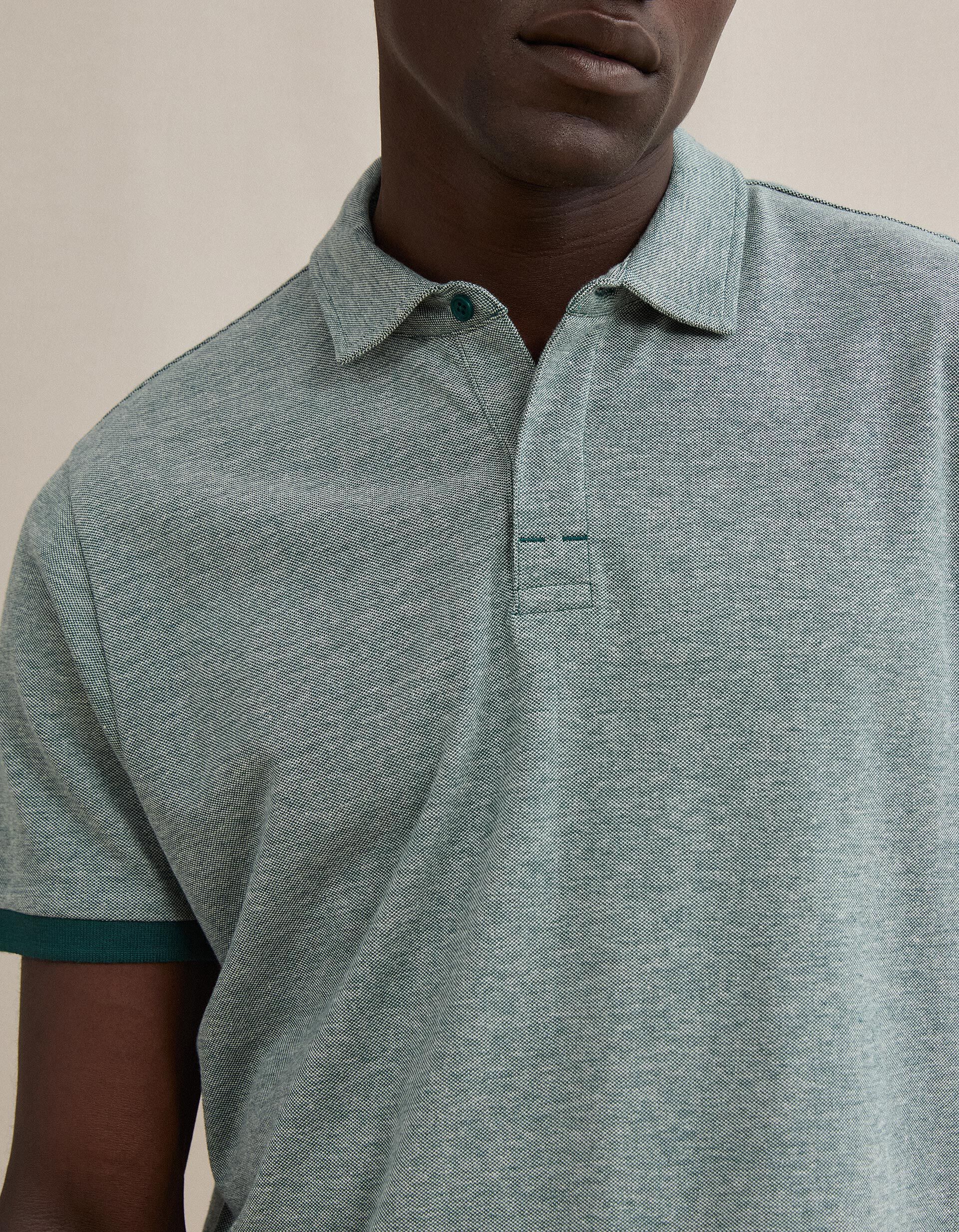 Comprar Online Polo Oxford Piquet, Homem, Verde Escuro