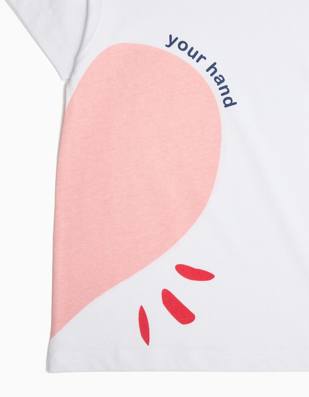 T-shirt Dia dos Namorados, Menina, Branco