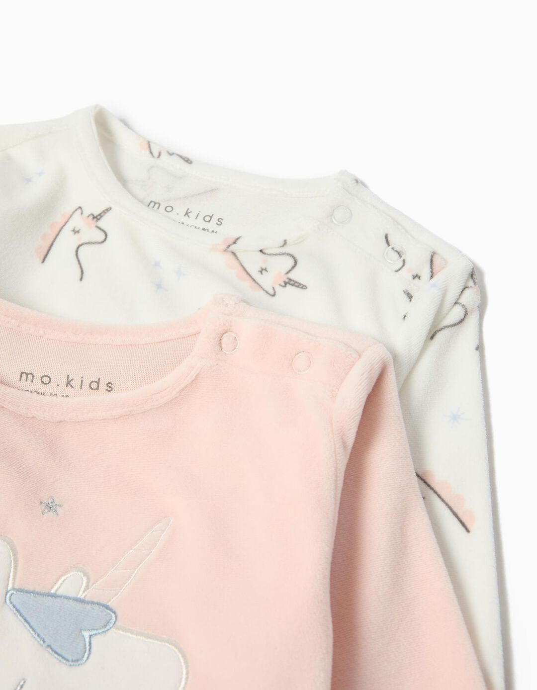 Pack 2 Pijamas de Manga Comprida, Menina, Multicor