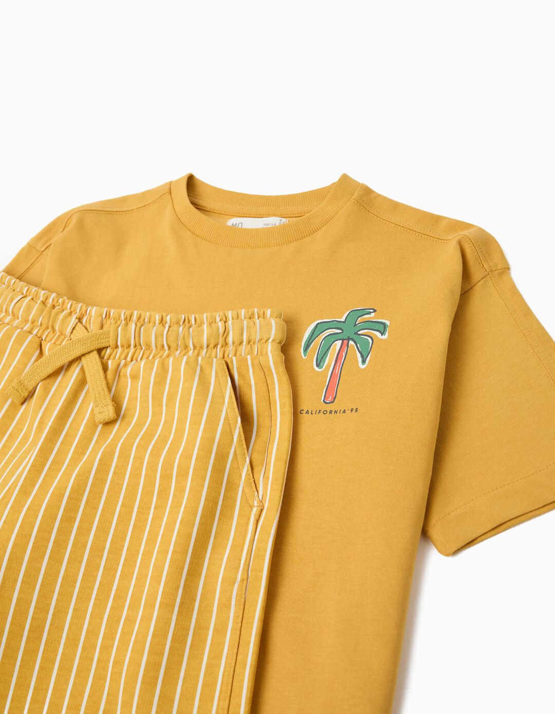 Conjunto T-shirt e Cal&ccedil;&otilde;es, Menino, Amarelo