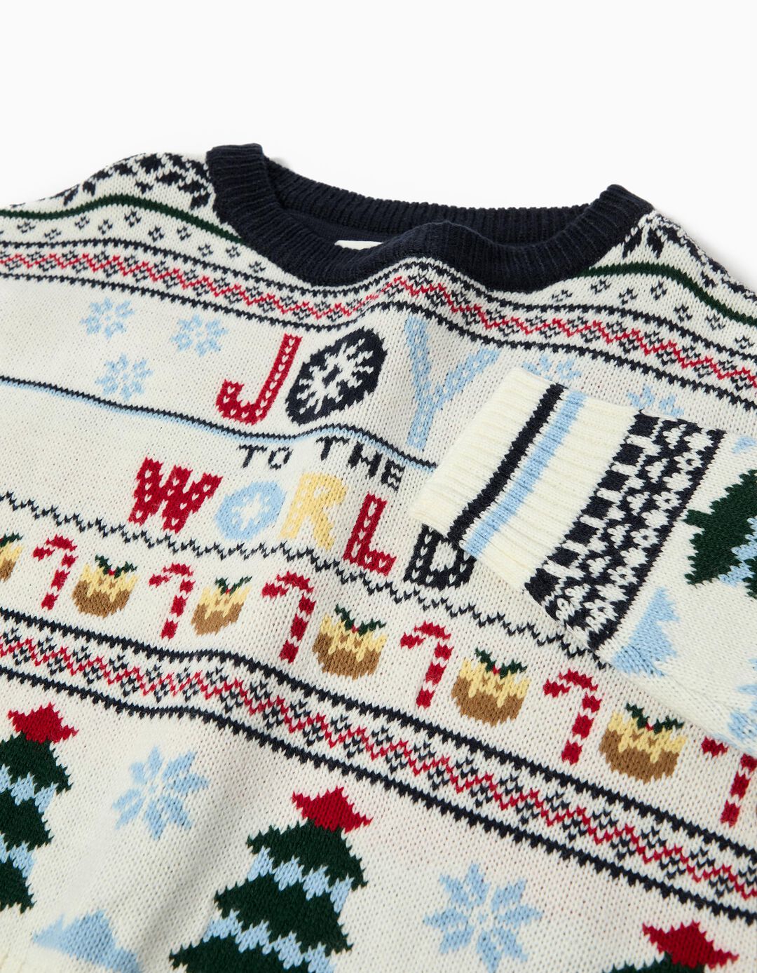 Camisola Natal de Malha, Menina, Multicor 