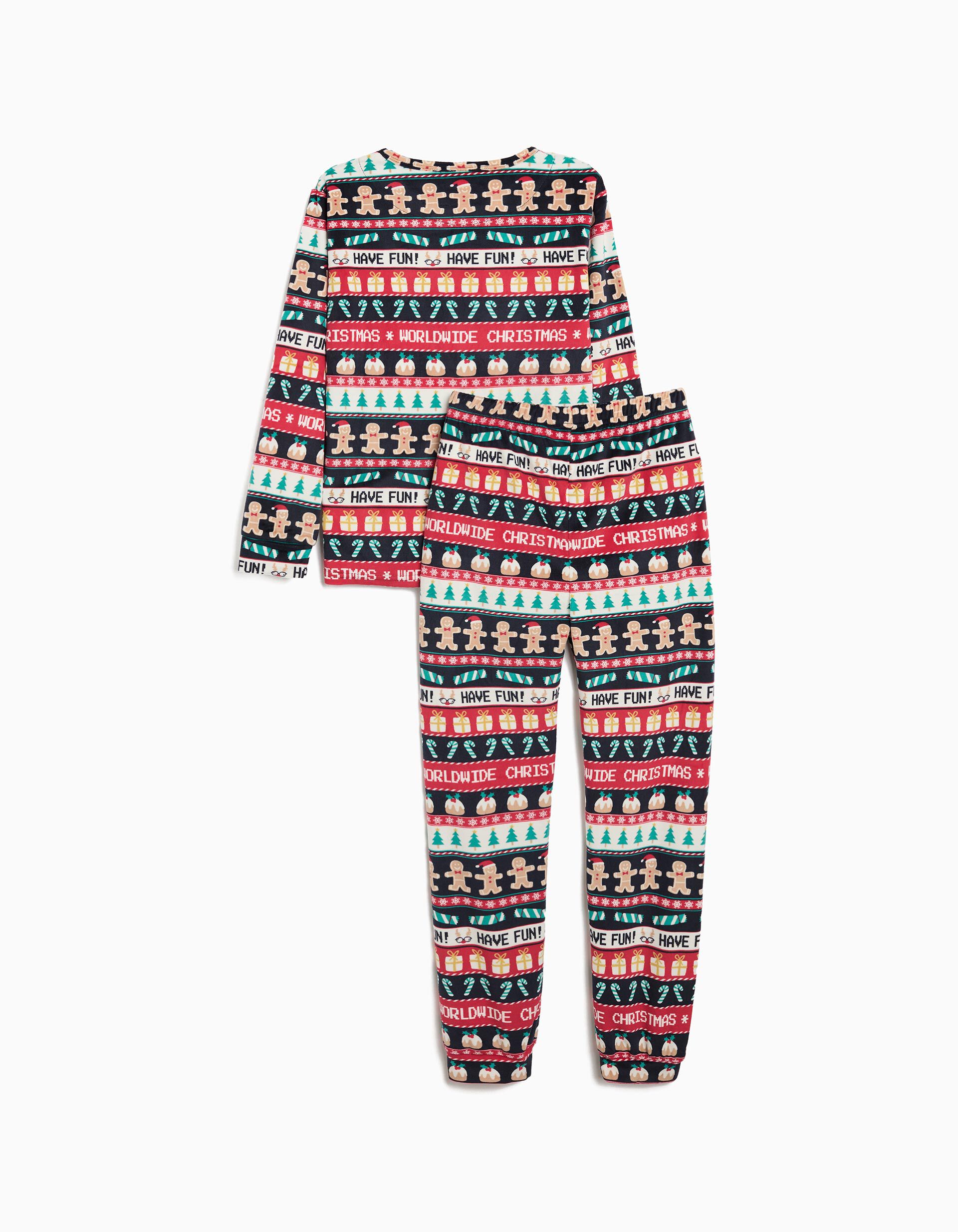 Comprar Online Pijama Aveludado de Natal, Crian&ccedil;a, Multicor